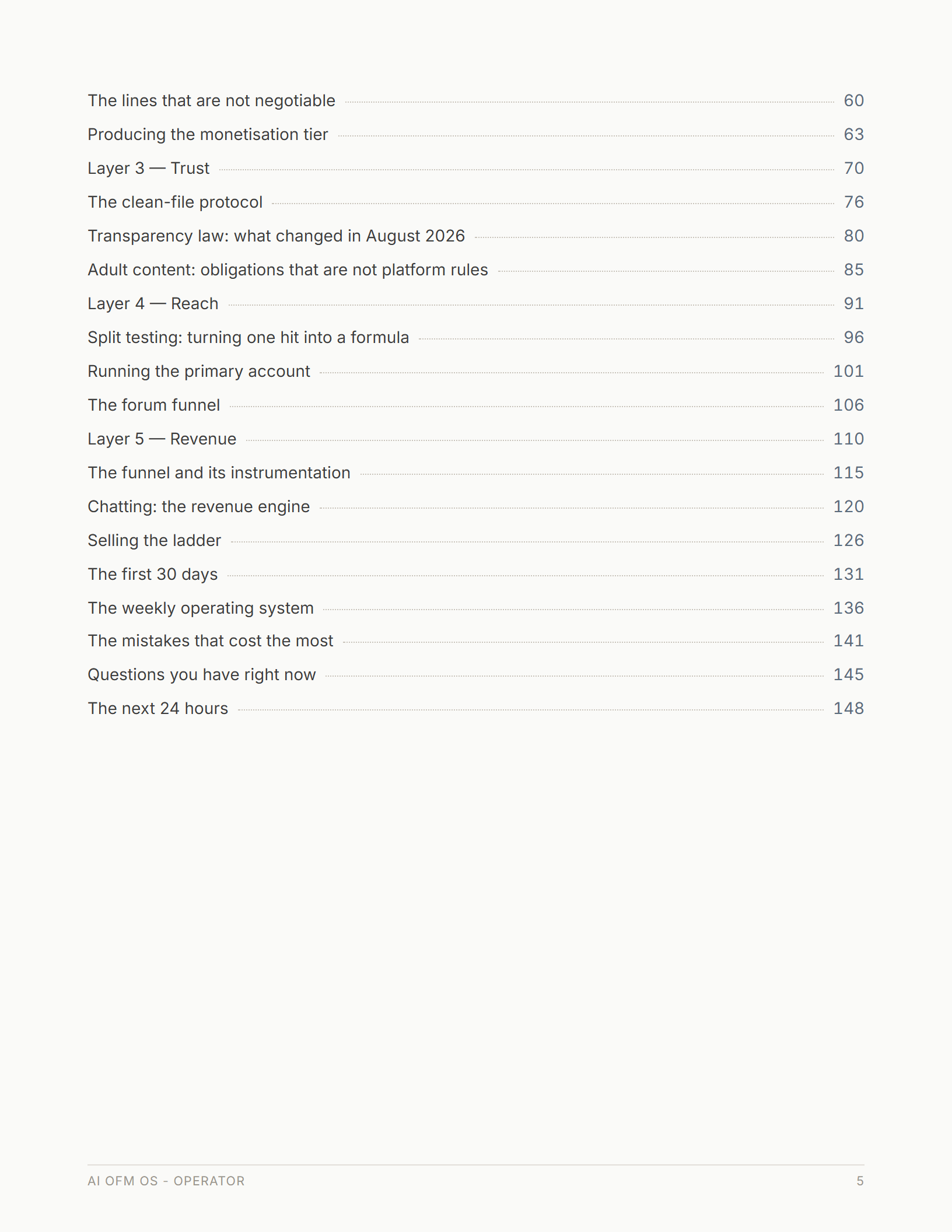 A page from AI OFM OS OPERATOR